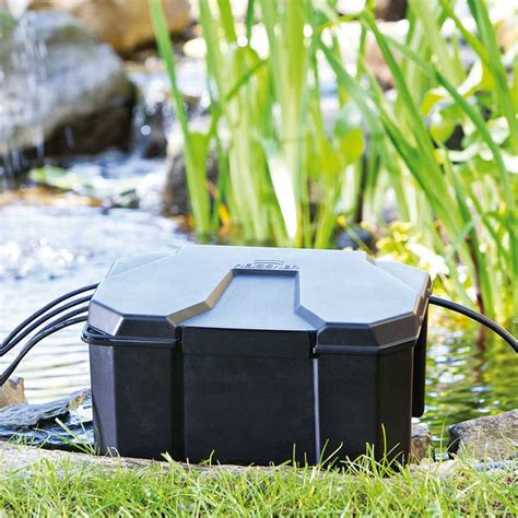 outdoor electrical box for pond|electrical supply for garden pond.